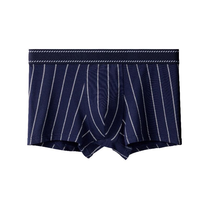 

Мужское нижнее белье из хлопка, дышащее и удобное, антибактериальное, с ластовицей, нижнее белье из хлопка с плоским углом 3XL сапфировый