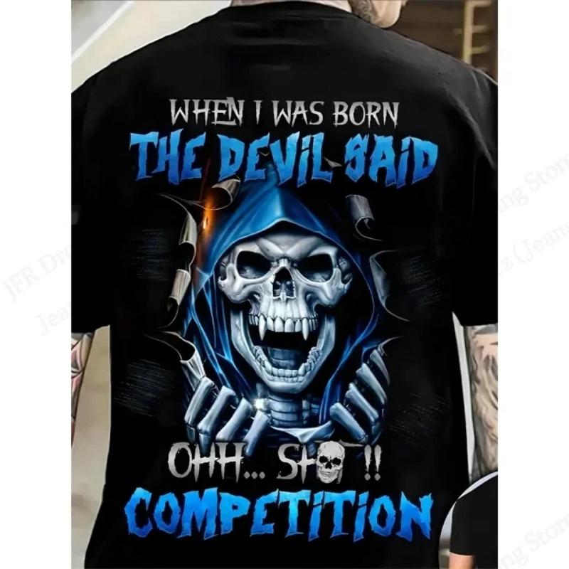 Skull T Shirt Vintage Halloween Jason Voorhees 3d Print T-shirt Men Women Fashion Casual Short Sleeve Tops Tee Kids Clothing New