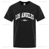 1991 Los Angeles Vintage City Script Graphic Tee Unisex Oversized Streetwear Summer Comfort Fit