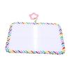 My First Photo Album Soft Toddlers Family Photo Book with Safe Mirror Holds 17 Pictures for Newborn Toddler