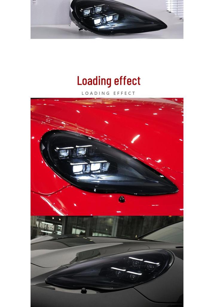 Modified Headlight Assembly for 2010-2013 Porsche Panamera 970.1