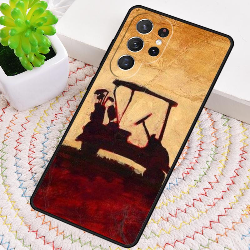 

Vintage Golfer Pattern TPU Phone Case For Samsung Galaxy note 10 pro S26 S25 S24 S23 S22 Ultra Plus S21 FE S20 Shockproof Cover Galaxy S20 5G