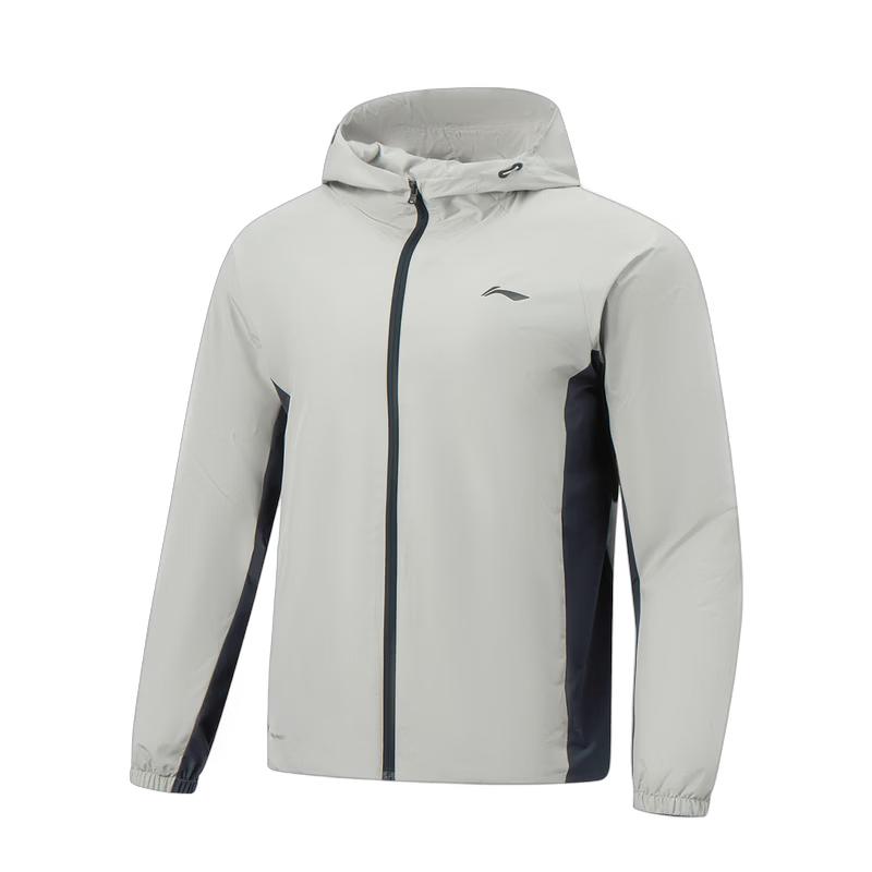 Li-Ning Men s 2026 Water-Repellent Hooded Sport Windbreaker XXL