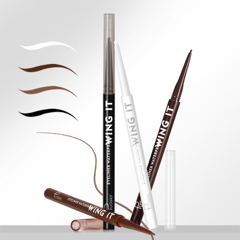 Long-Lasting 4 Colors Eyeliner Pencils -Waterproof, Sweatproof and Smudge-Proof with Easy Twist Eyeliner Pencils
