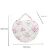 Floral Print Portable Makeup Bag with Large Capacity