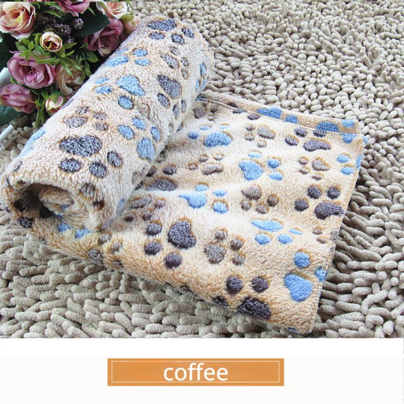 Deka pro domácí mazlíčky a podložka na podestýlku pro psy pro teplo na podzim a v zimě Zesílená podložka Coral Velvet Pet Mat