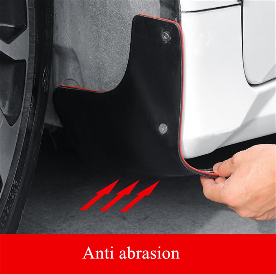 2Pcs Sports Mud Flaps Splash Guard Fender Mudguards Set For Car Truck Pickup SUV