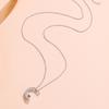Korean-Japanese Star Moon Heart Necklace: Trendy, Simple, Cool Style for Women