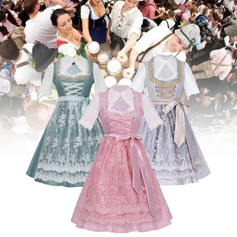 Oktoberfest Cosplay Women Dresses Slip Skirt Festival Stage Clothing Performance