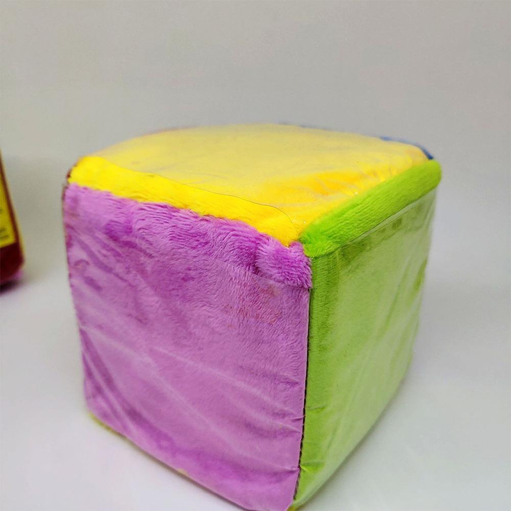 Learning Cubes Pocket Classroom Dices DIY Education Playing Game Dices Teaching Stacking Blocks with 6Pcs Clear Pocket