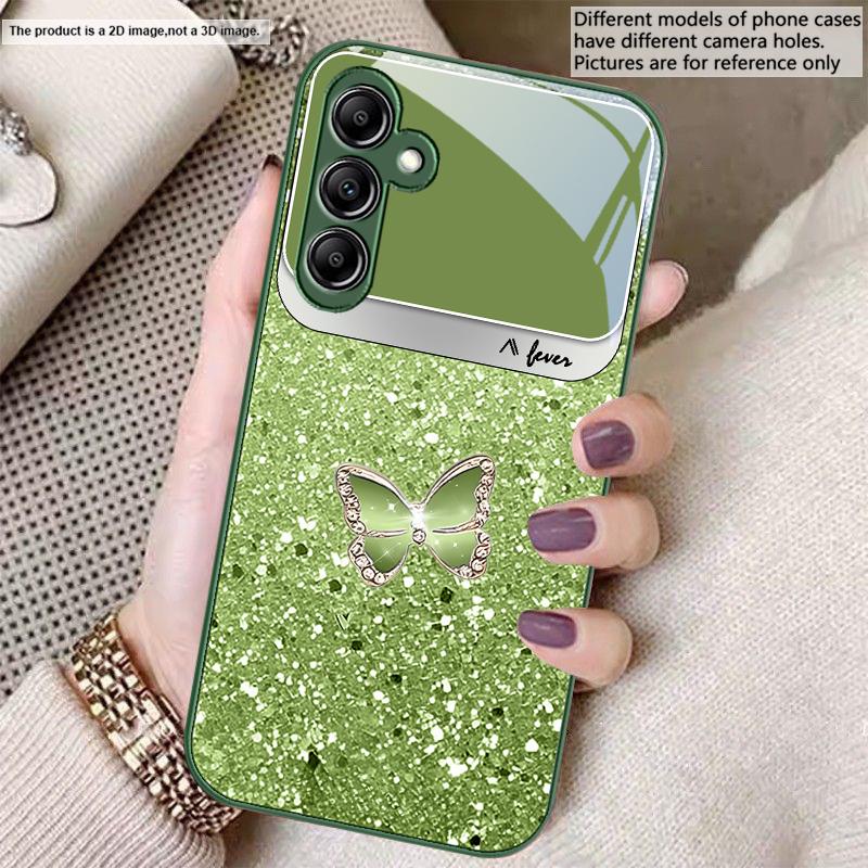 Blue white dot texture For Samsung A20 30 22 23 24 25 26 31 32 A33 34 35 42 50 51 52 53 54 55 56 70 71 72 73 glass phone case