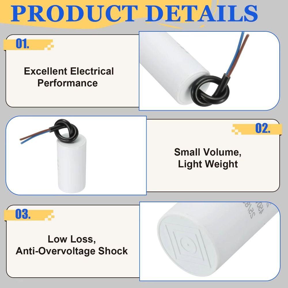 450V CBB60 Capacitor 50/60Hz Water Pump Capacitor Durable Start Capacitor