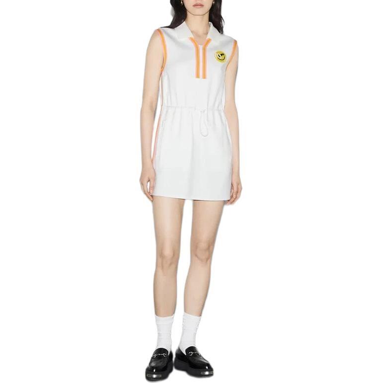 Gucci SS24 Sleeveless Dress Women's White 781827-XJGIS-9320