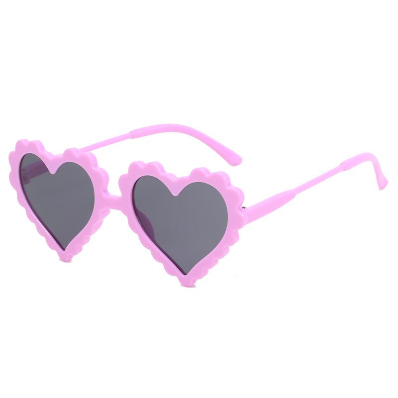 New Cute Children's Travel Sunscreen Trend Korean Edition Fashion Irregular Heart Shaped Baby Sunglasses