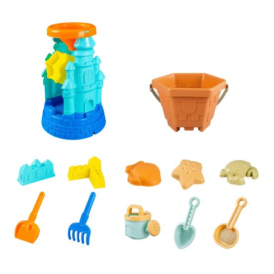 5/7 Stuks Kinderen Strand Zand Speelset Schep Emmer Zeef En Schildpad Vorm voor Zandbak Tuin Plastic Zomer Buiten Speelgoed voor Peuters Kinderen