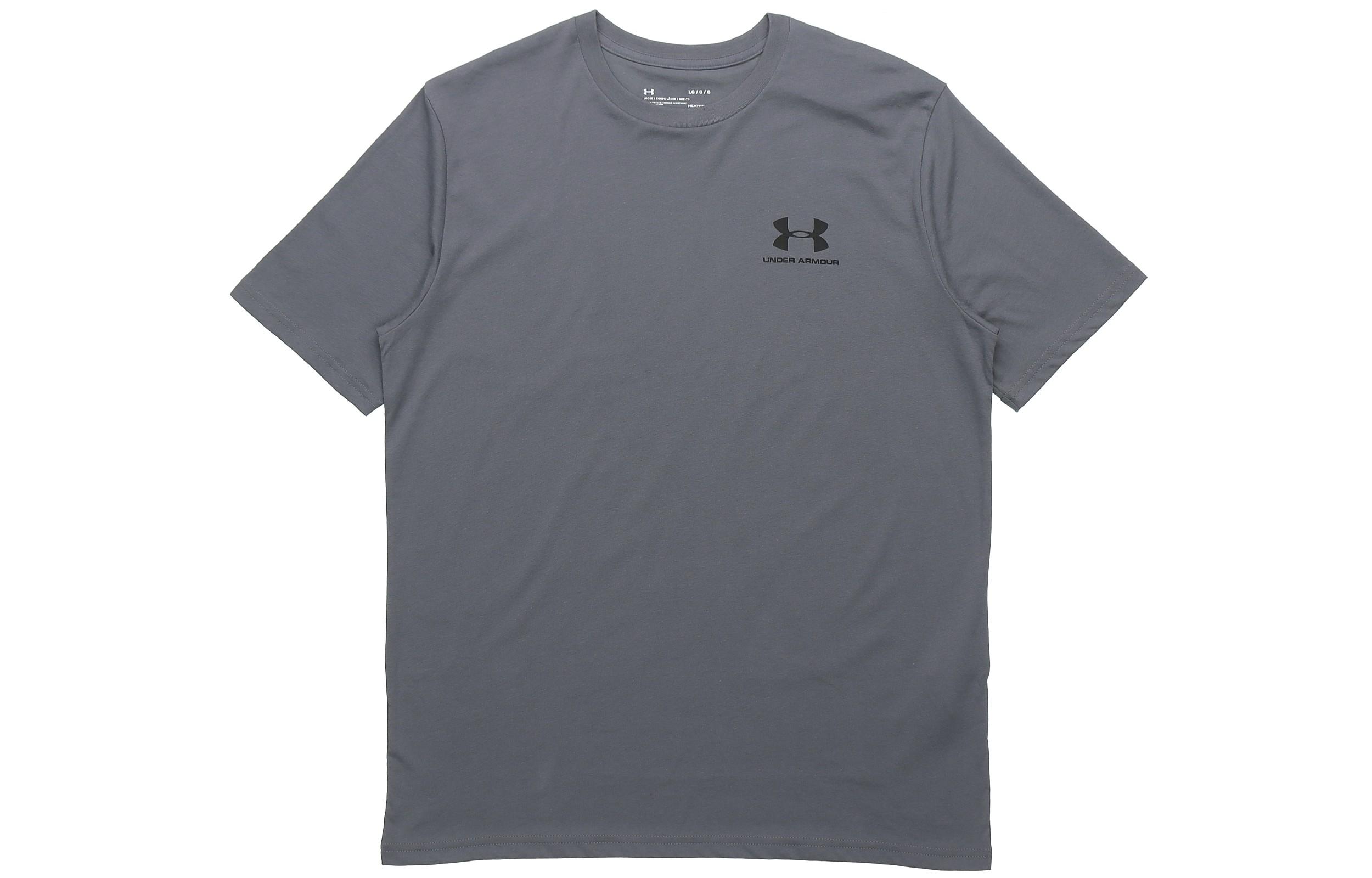 Футболка унисекс Under Armour серая 1326799-012 M