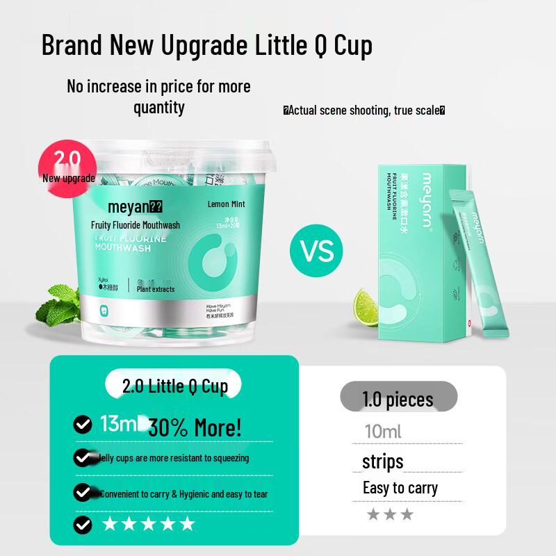 Meyarn Portable Jelly Cup Mouthwash