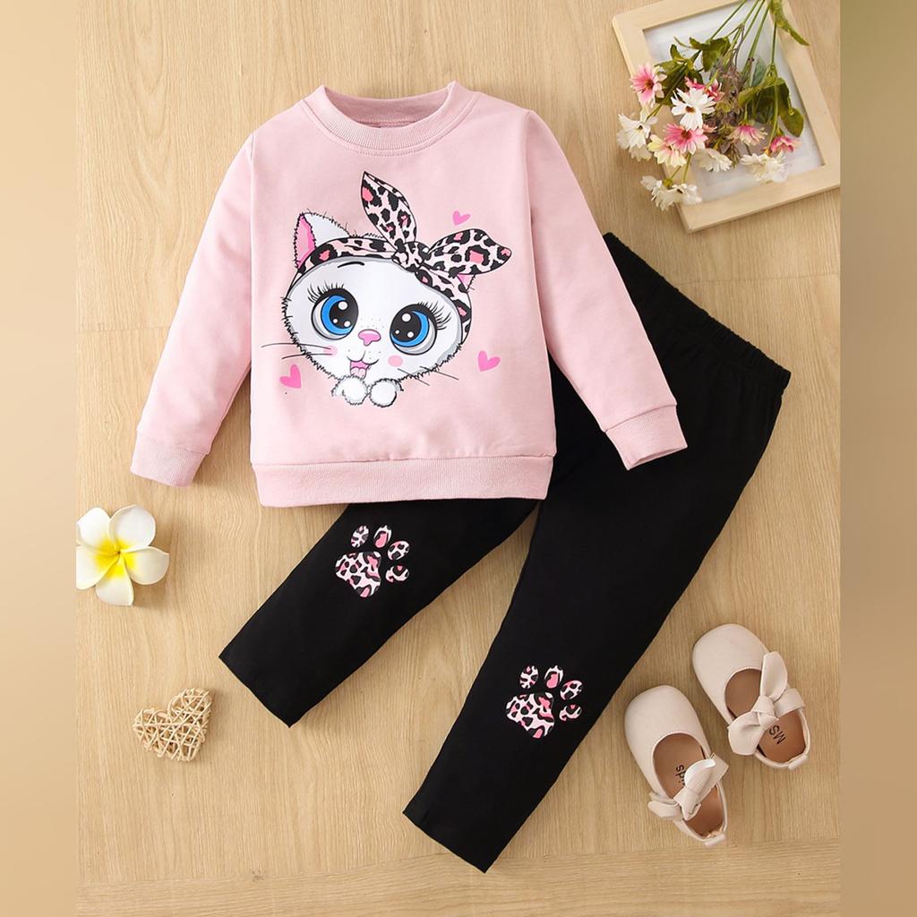 Minimalist Sweet Girls' Toddler Long-Sleeve Dress