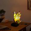Tiffany Butterfly Modern Desk Lamp Resin Base E14LED Base Bedroom Bedside Lamp for Children's Eye Protection Table Lamp
