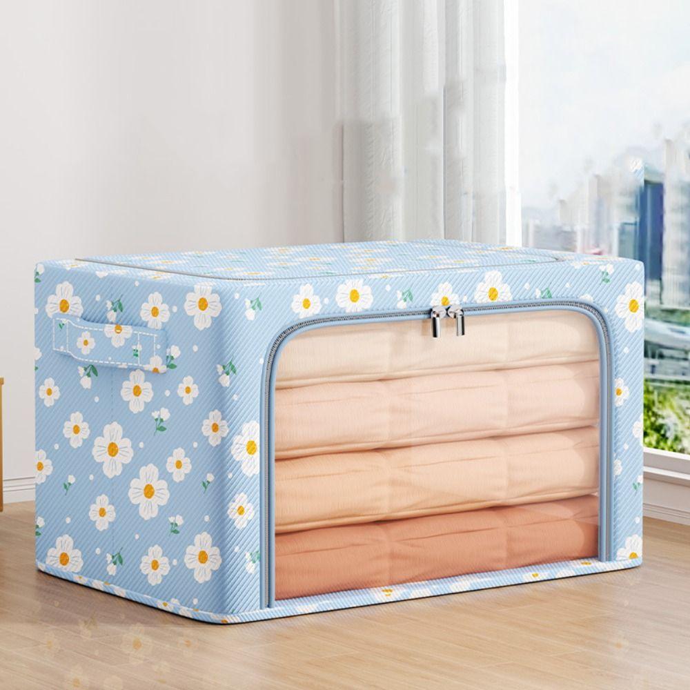 Large Capacity Oxford Fabric Storage Box Waterproof Wardrobe Organiser Sorting Box  Wardrobe