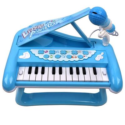 Veľké hračkárske piano melódia hračka, modré, populárne kórejské hračky