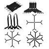 Hexagonal Anti-Slip Clip Set: 12-Clip Sheet Fastener for Bedspread & Sofa Cover