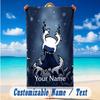 Beach Towel Custom Name Text, Quick Dry Large Towel For Beach HomeHollow Knight