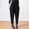 Women's Corduroy Harem Pants Autumn Winter Thickened Plus Size Loose High Waist  Fleece Pants