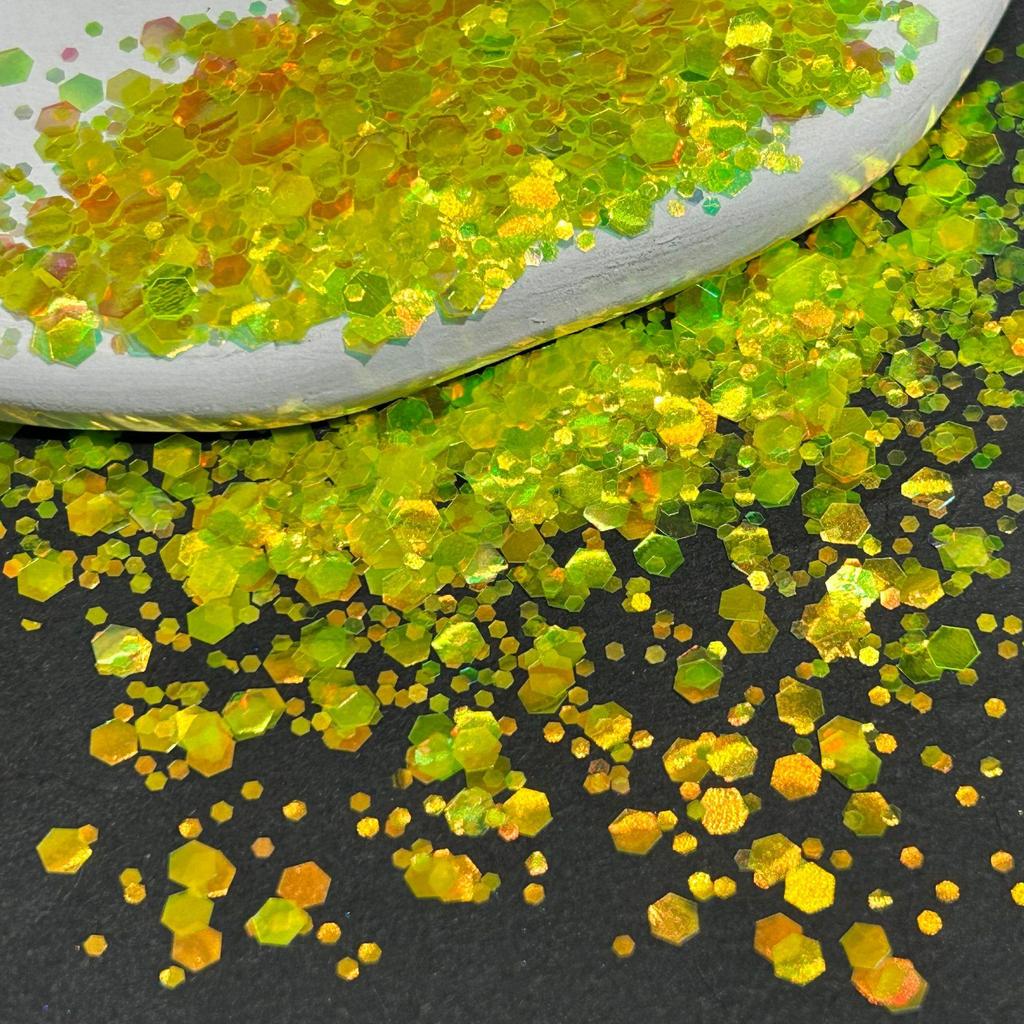Ultra-Thin Fluorescent Color Large Sequin Nail Art Decorations – Handmade DIY Toy Accessories