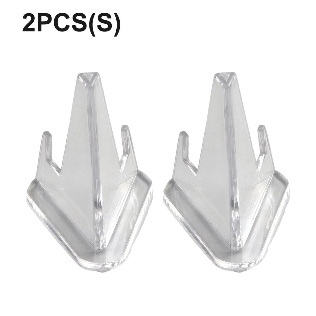 2PCS Acrylic Commemorative Coin Display Stand Transparent Triangle Display Stand Exhibit Photos Rack Business Cards Shelf