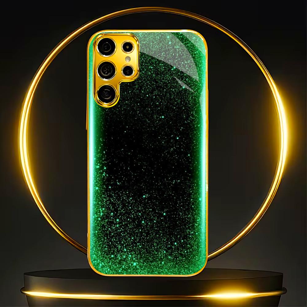 

Green Gold faddish cellphone new Bestseller model PhoneCase Glass PhoneCase for Samsung Galaxy S26 S25 S24 S23 S22 FE Ultra Plus GalaxyS25