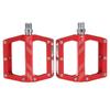 Mountain Bike Aluminum Alloy Bearings Pedal Road Cycling Flat Pedal Bike Bicycle Adapter PartsRed