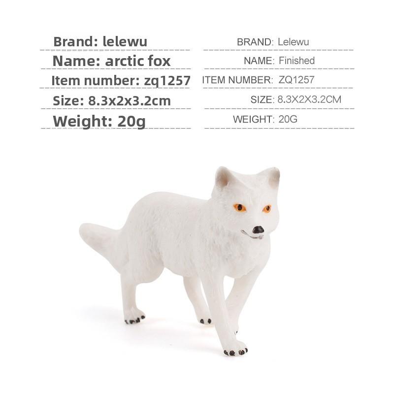 Animal Beaver Fox Deer Model Set With Pvc Material For Educational Display And Collectors