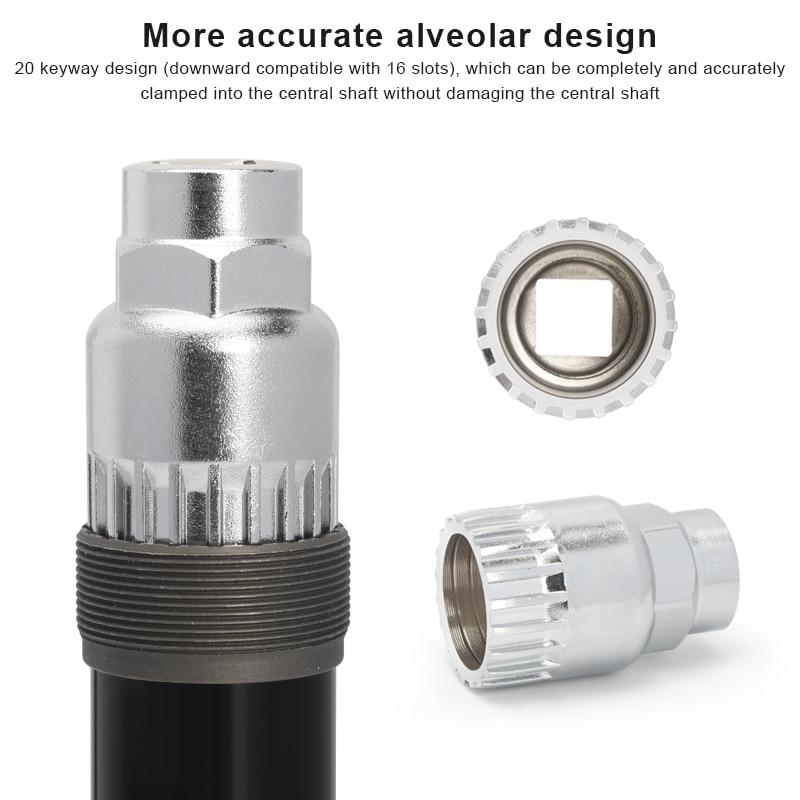 Cykel Vevlageravdragare BB Avdragare 20 Tänder Nyckel MTB Cykel Vevparti Avdragare Avdragare Vevlager Reparationstillbehör