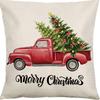 Federa Cuscino con Stampa Natalizia Decorazione Soggiorno Casa Babbo Natale Abbraccio Nuovo Divano Cuscino di Natale