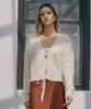 Barneys Newyork Garrett Alpaca Crochet Cardigan Ivory