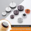 Non-Slip White Nylon Furniture Leg Nails - Moisture-Proof & Round Bottom Cabinet Baseboard Protectors
