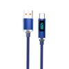 Crystal Shine 120W Fast Charge Type-C Cable for Huawei Honor with Digital Display