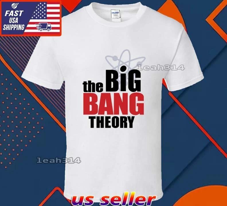 New Shirt The Big Bang Theory Logo T-Shirt Funny American Usa Unisex Size S-5XL