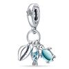 925 Sterling Silver Spring New Animal Beads Fit for Original Bracelet Jewelry Making Butterfly Firefly Chameleon Charms