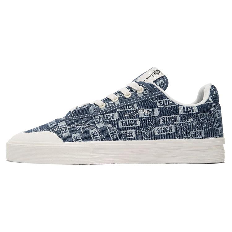 

Li Ning Slip Resistant, Abrasion Resistant, Lightweight Low top Skateboard Shoes Men s Blue AECS023-2 39.5