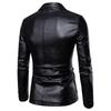2020 Trendy Korean Style Men's PU Leather Lapel Jacket for Spring & Autumn
