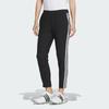 Adidas Aeroready 3-Stripes 7/8 Pants Color Block Golf Knitted Sports Pants Women Pants Black IK9790