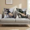 Minimalist Marble Patterned Cushion Cover Multi-Scene Pillow Cover for Home & Car - Reversible, Soft & Durable for Daily Use