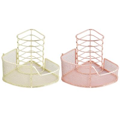 Mehrzweck-Metall-Netz-Stifthalter Dekorative Stifthalter Stilvoller Make-up-Display-Halter für Ideal für Kommode Arbeitsplatte