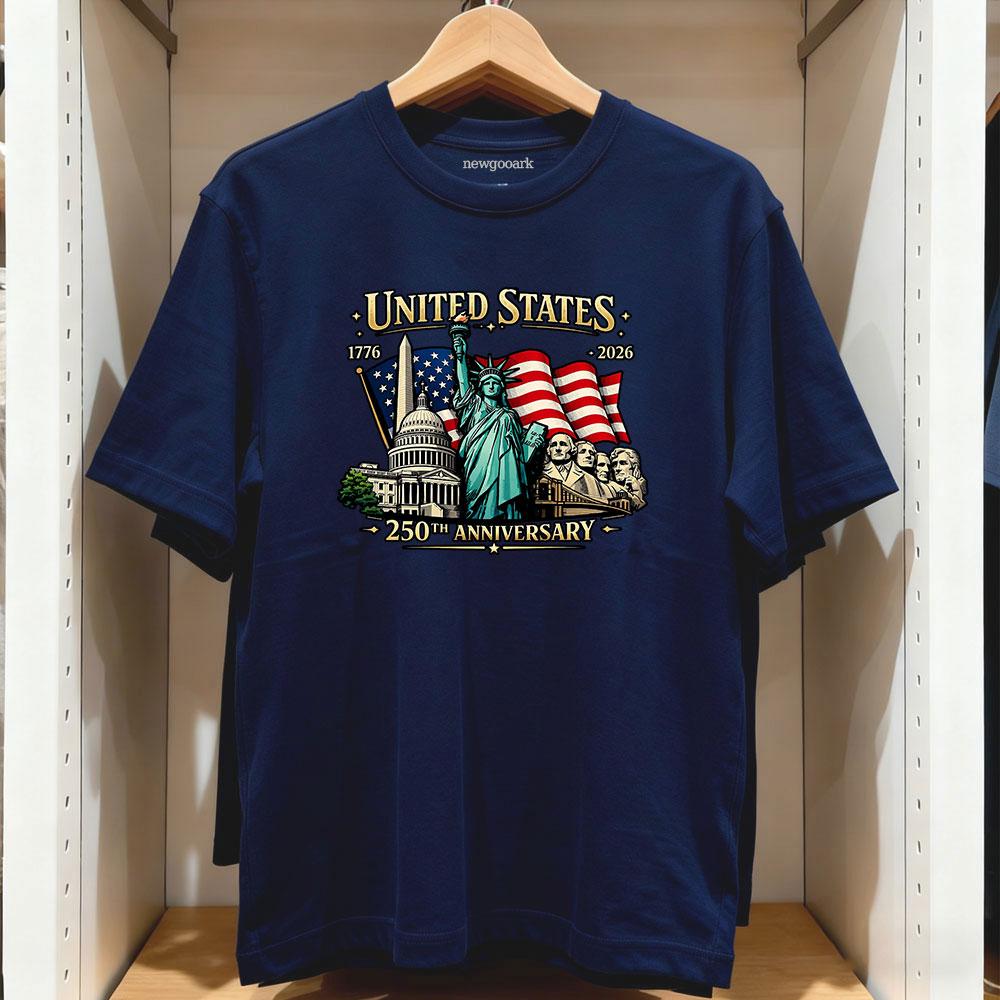 

250 Years America 250 1776 2026 250th Anniversary US Flag Essential t shirt Women Unisex Casual cotton graphic t shirts Creative 4XL