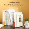 Ergonomic Acrylic Book Stand Height Adjustable and Angle for Reading Study and Cooking Foldable Portable Design