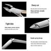 Stainless Steel D501 Cuticle Remover Scissors - Nail & Hand Care Scissors for Ingrown Nails & Manicure