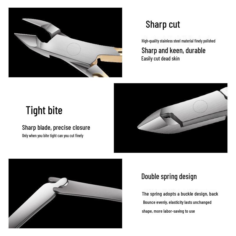 Stainless Steel D501 Cuticle Remover Scissors - Nail & Hand Care Scissors for Ingrown Nails & Manicure