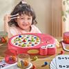 Children Chopstick Learning Toy Dinosaur Board Beads Game Color Sorting Toy for Early Education